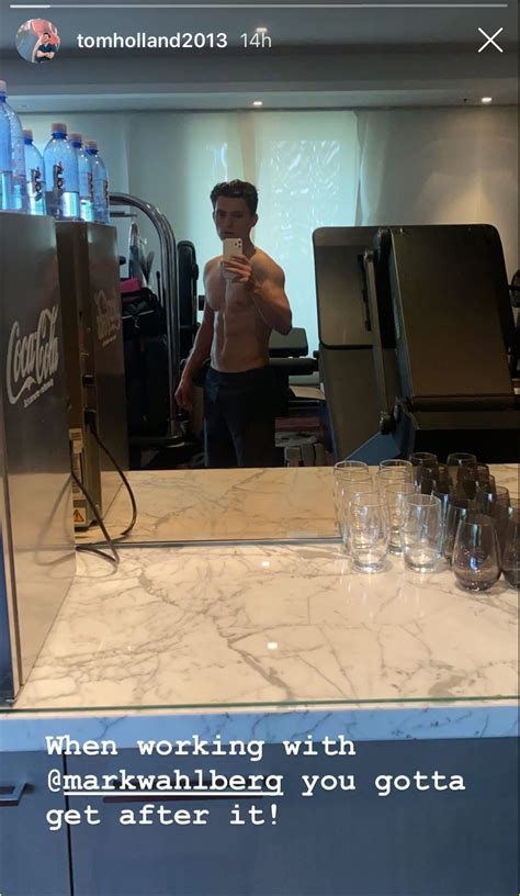 Tom Holland Looks Ripped in New Shirtless Pic! .